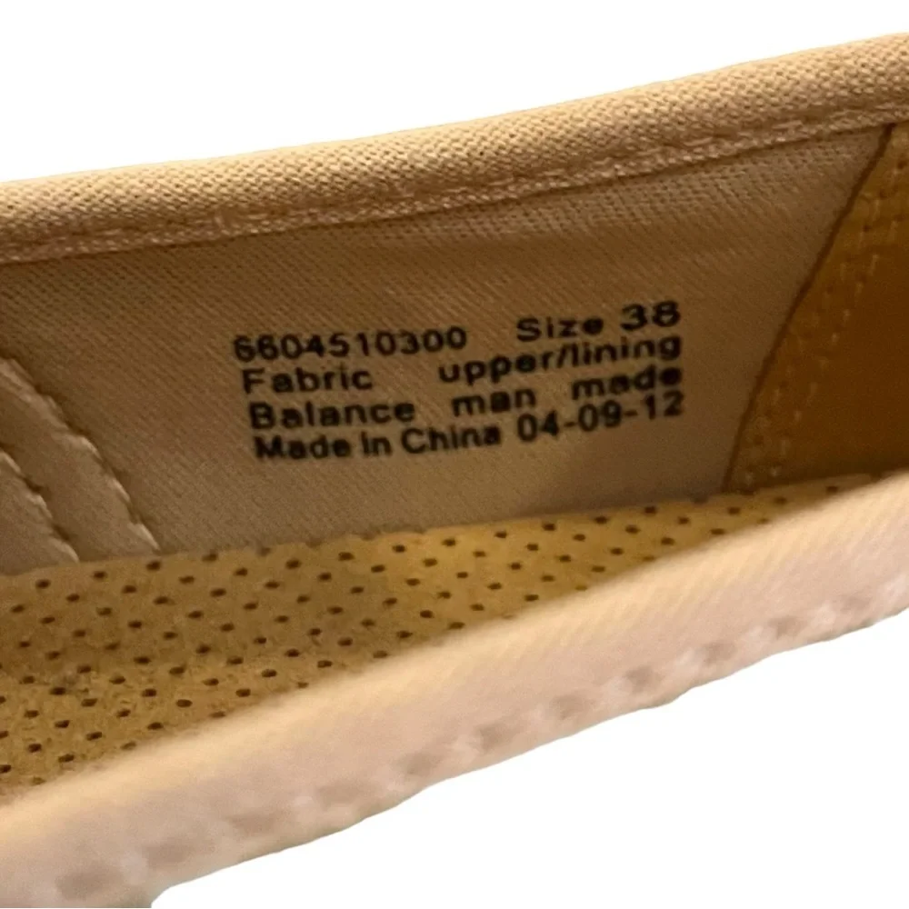 Dansko Victoria clog canvas jute espadrille green tan 38 - Picture 14 of 14